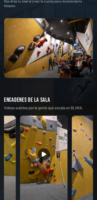 Captura real de Encadenes de la sala en BLOKA