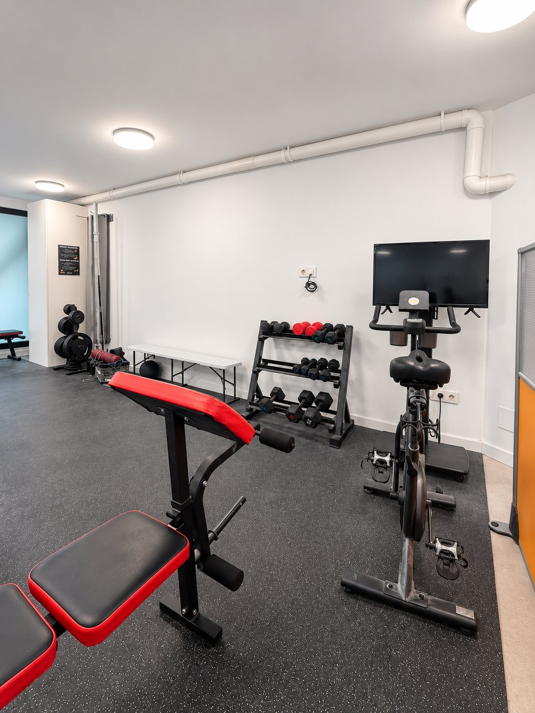 La sala de entrenamiento