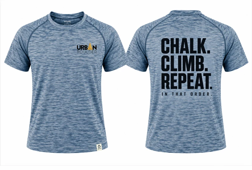 Camiseta Chalk, Climb, Repeat